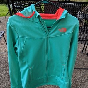 North Face zip up hoodie